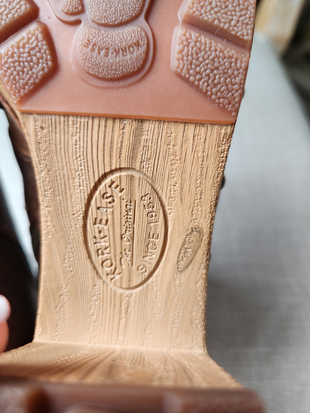 Kork-Ease Brown Leather Lace-Up Platform Booties Shearborn 7.5 Boho Clog Boot - Picture 5 of 13